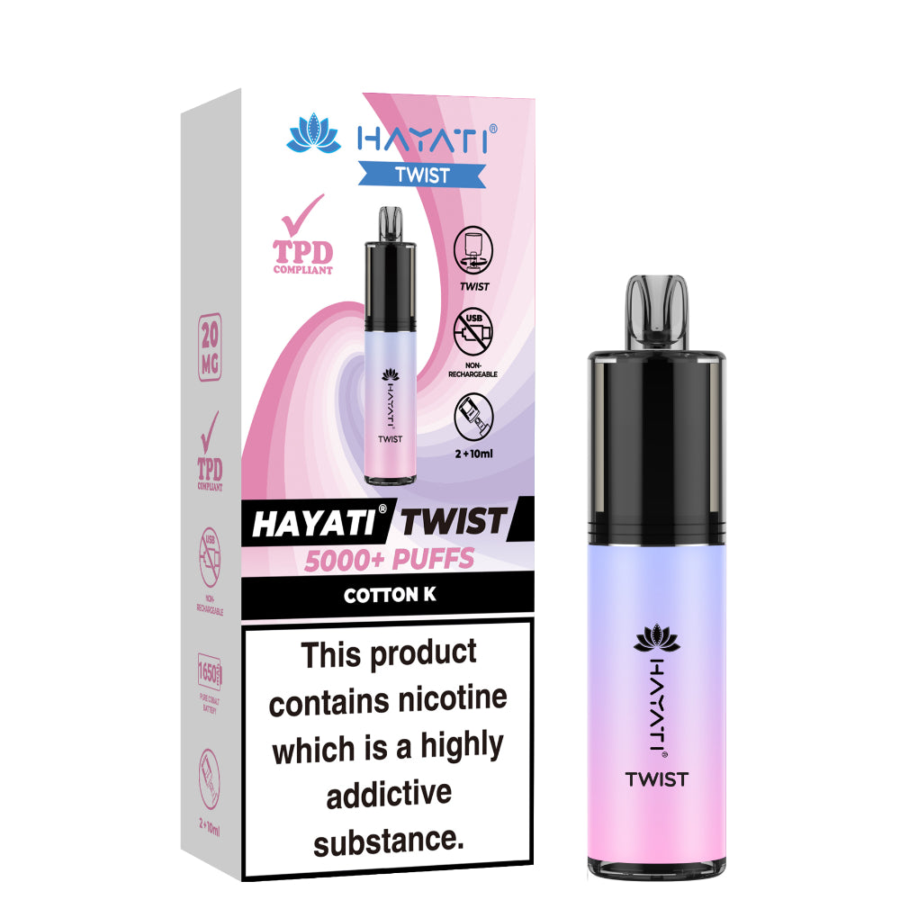 Hayati Twist Disposable Vape 5000 - Cotton K