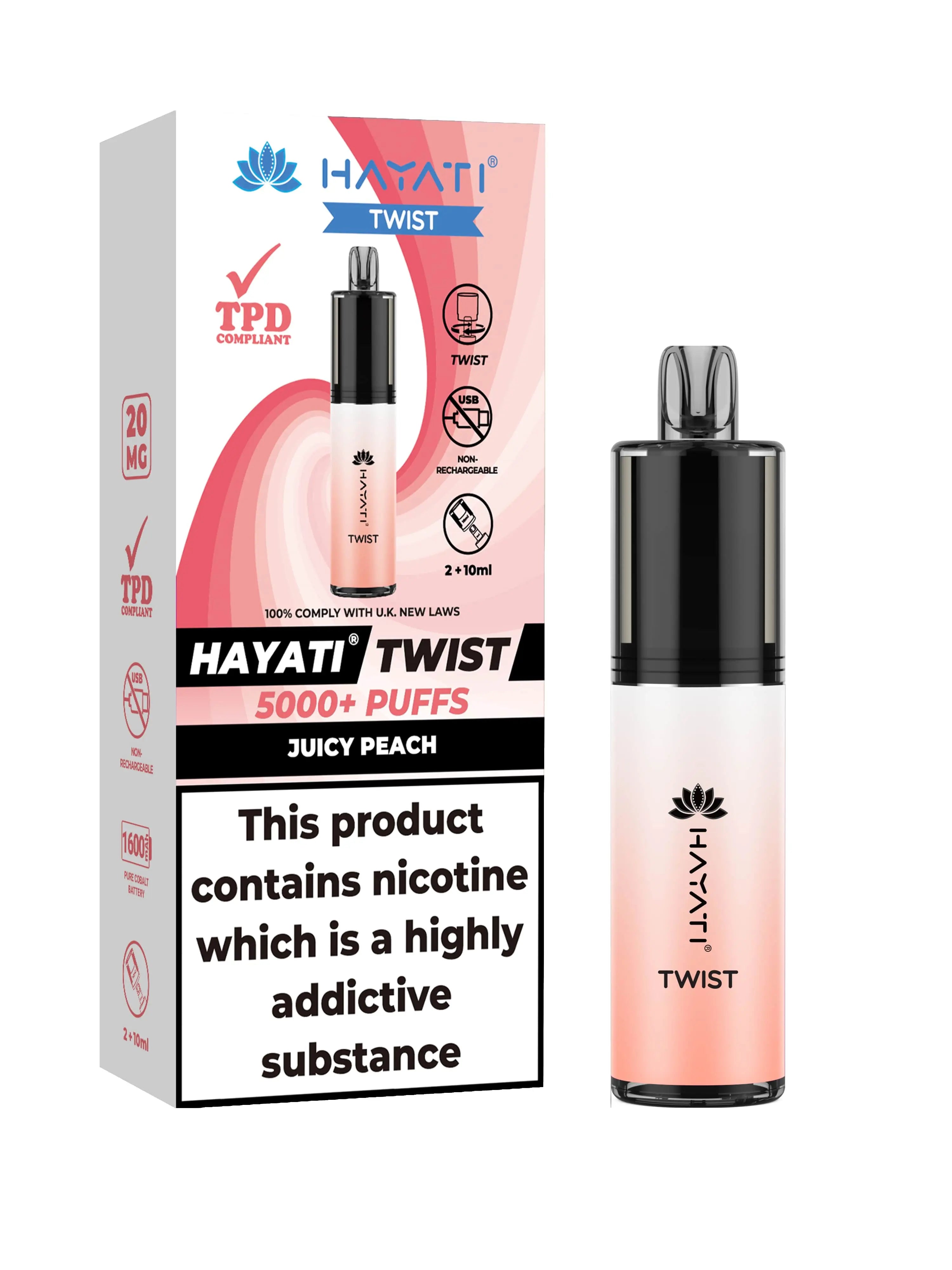 Hayati Twist Disposable Vape 5000