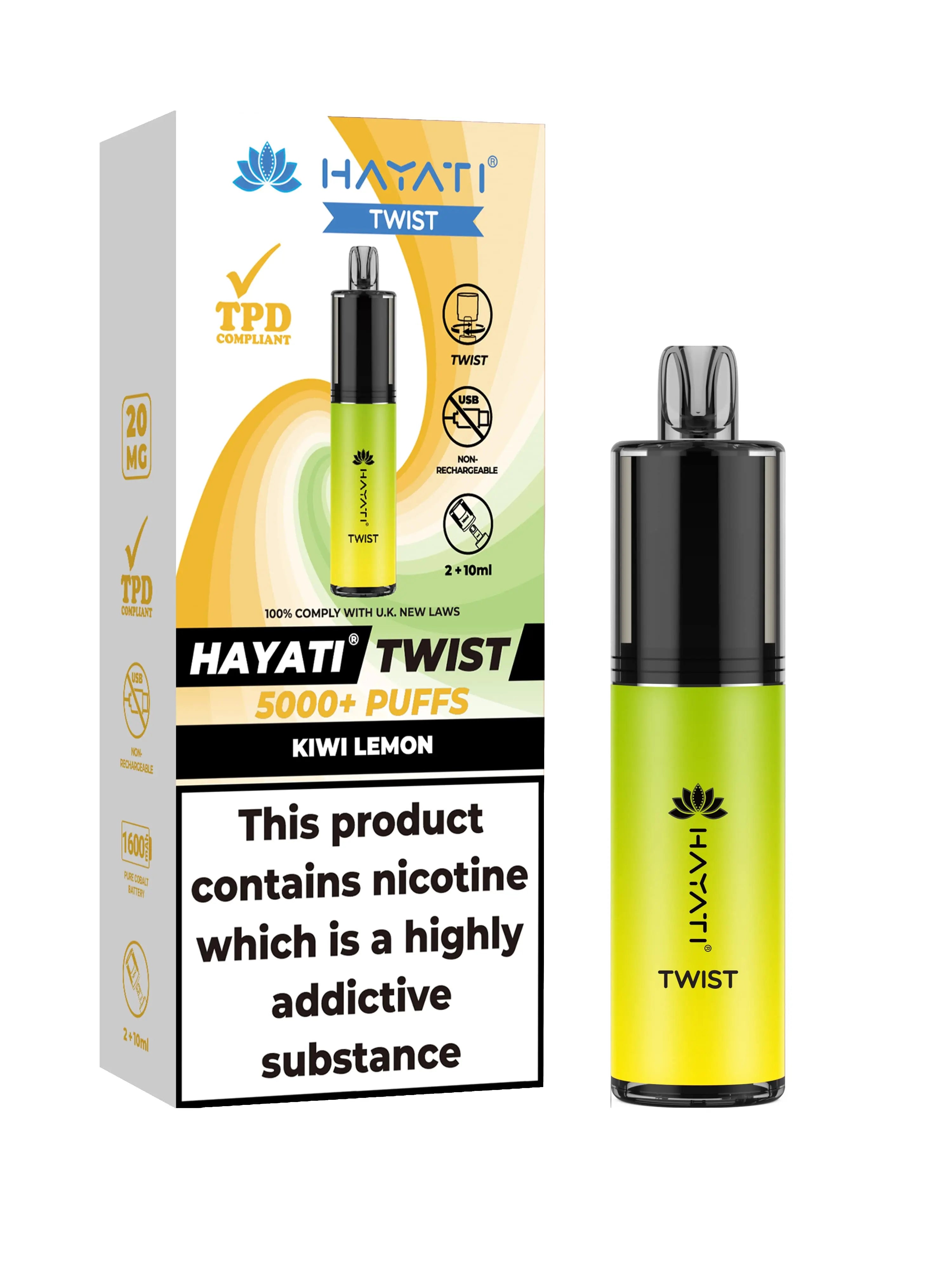 Hayati Twist Disposable Vape 5000