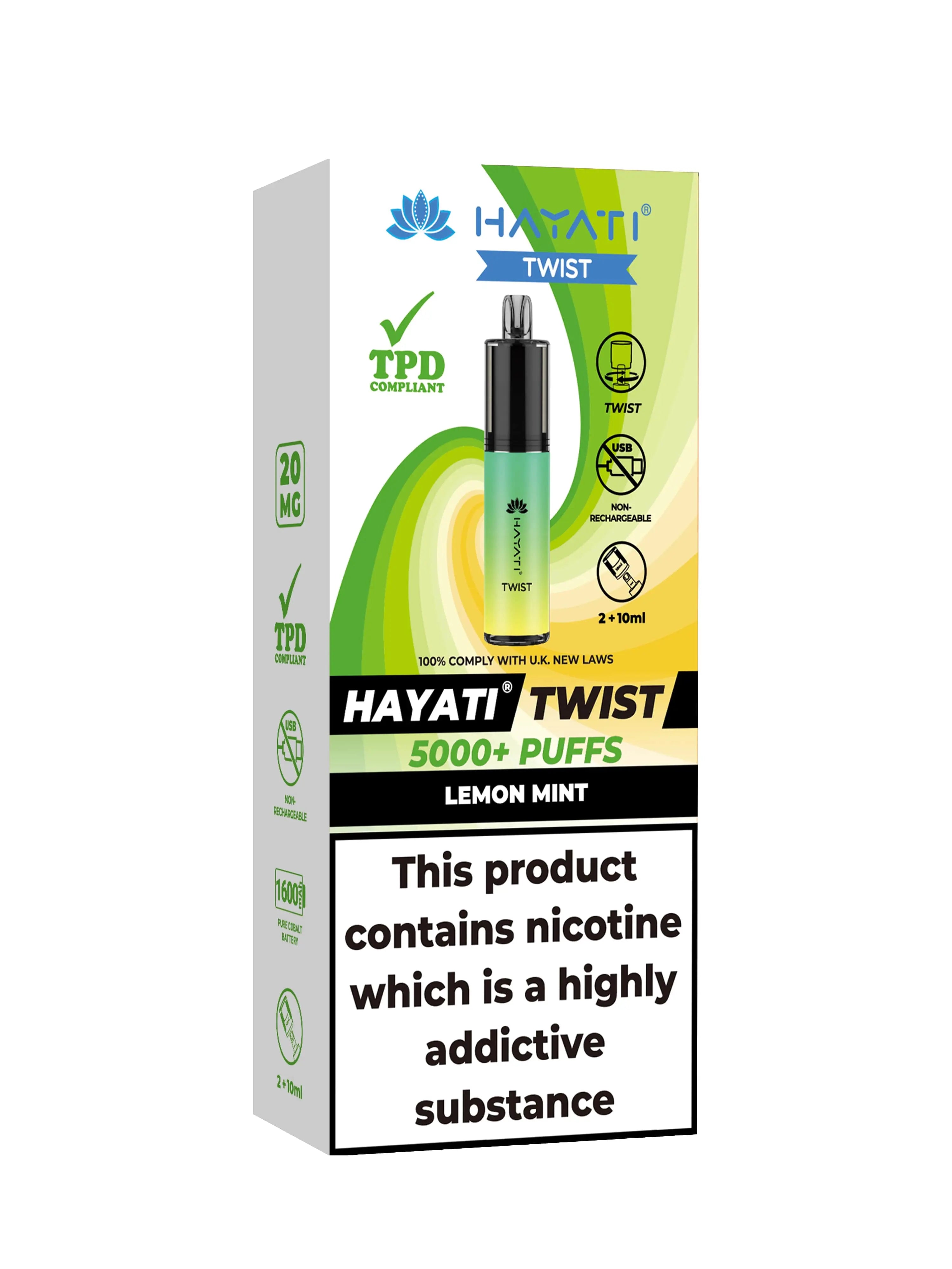 Hayati Twist Disposable Vape 5000