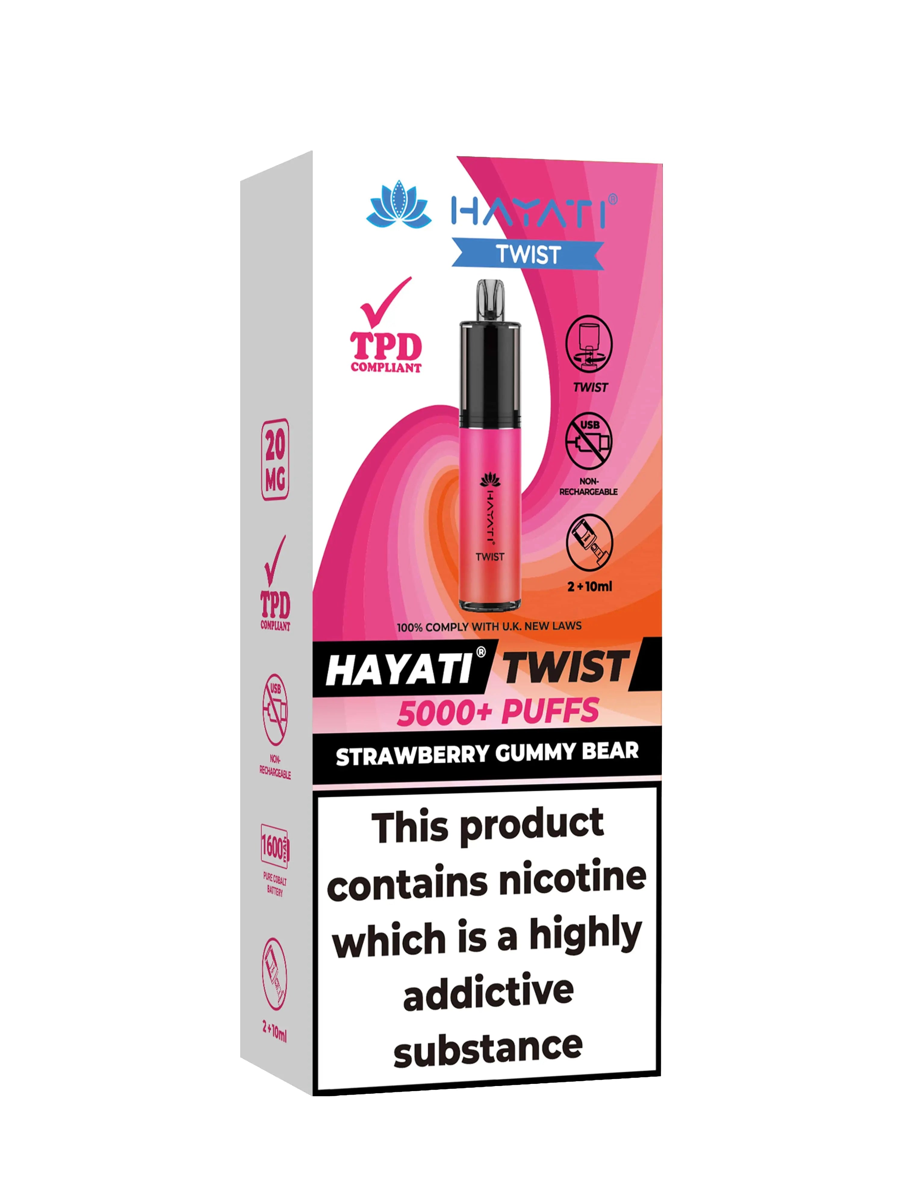 Hayati Twist Disposable Vape 5000