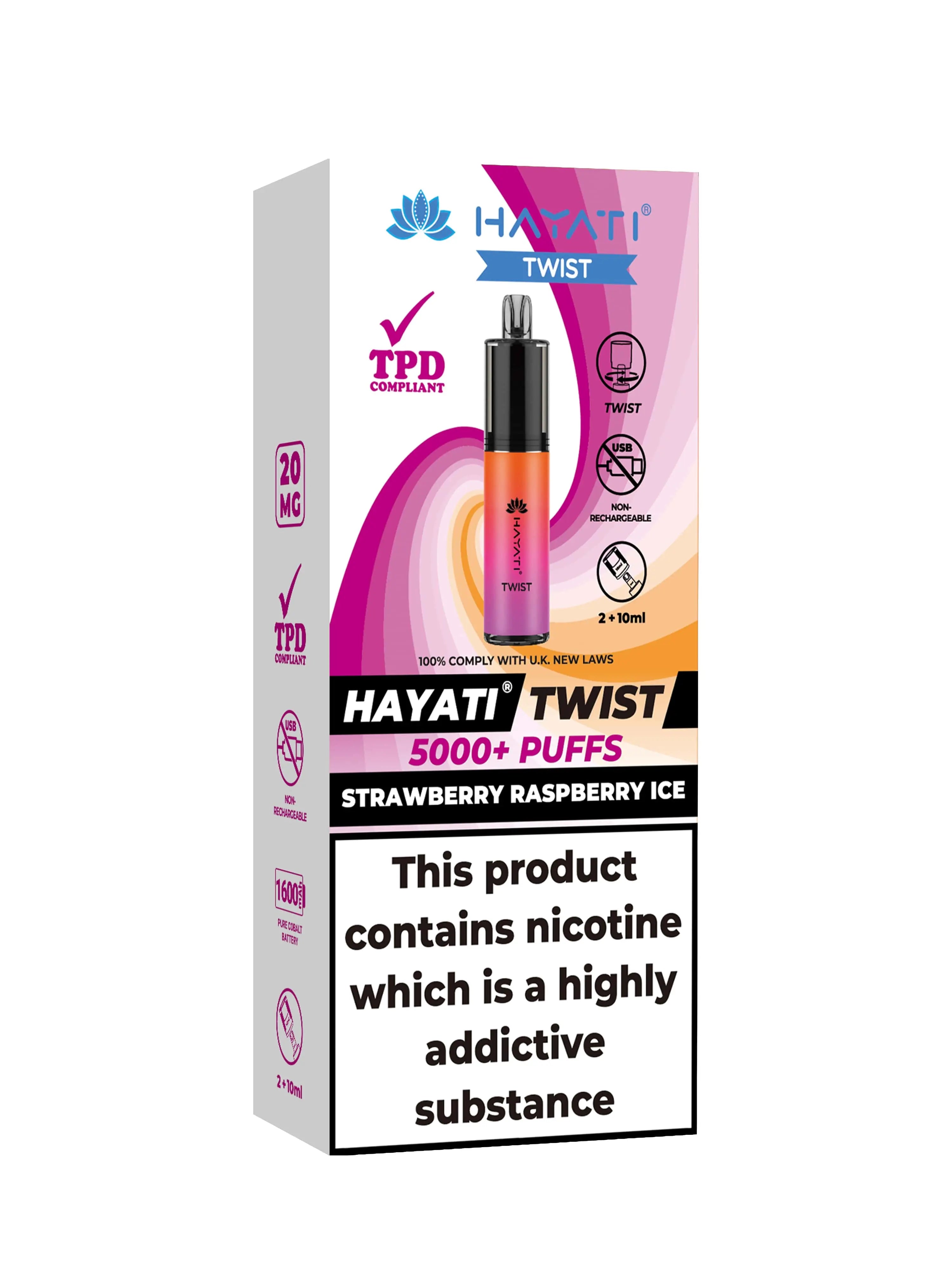 Hayati Twist Disposable Vape 5000