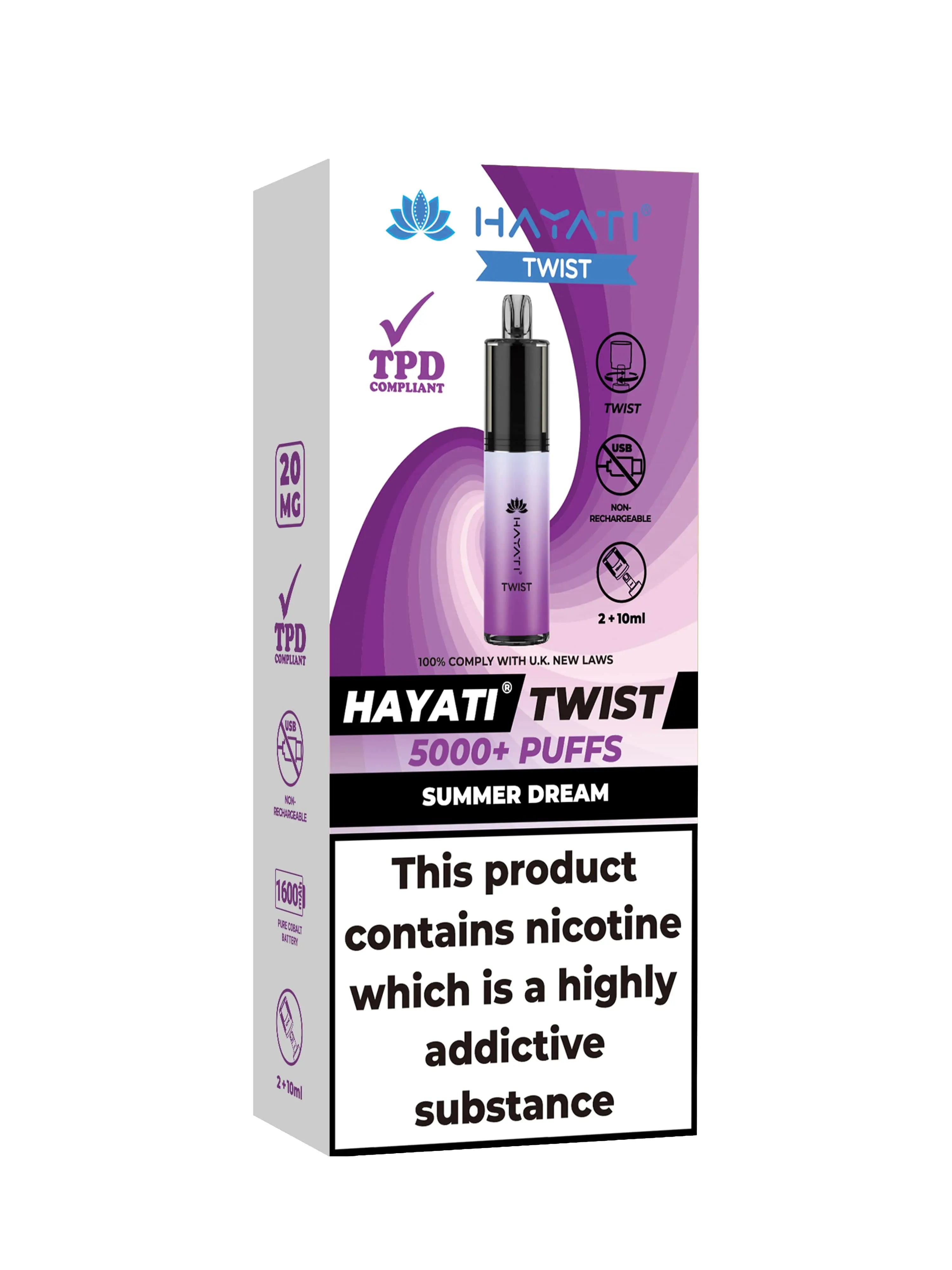 Hayati Twist Disposable Vape 5000