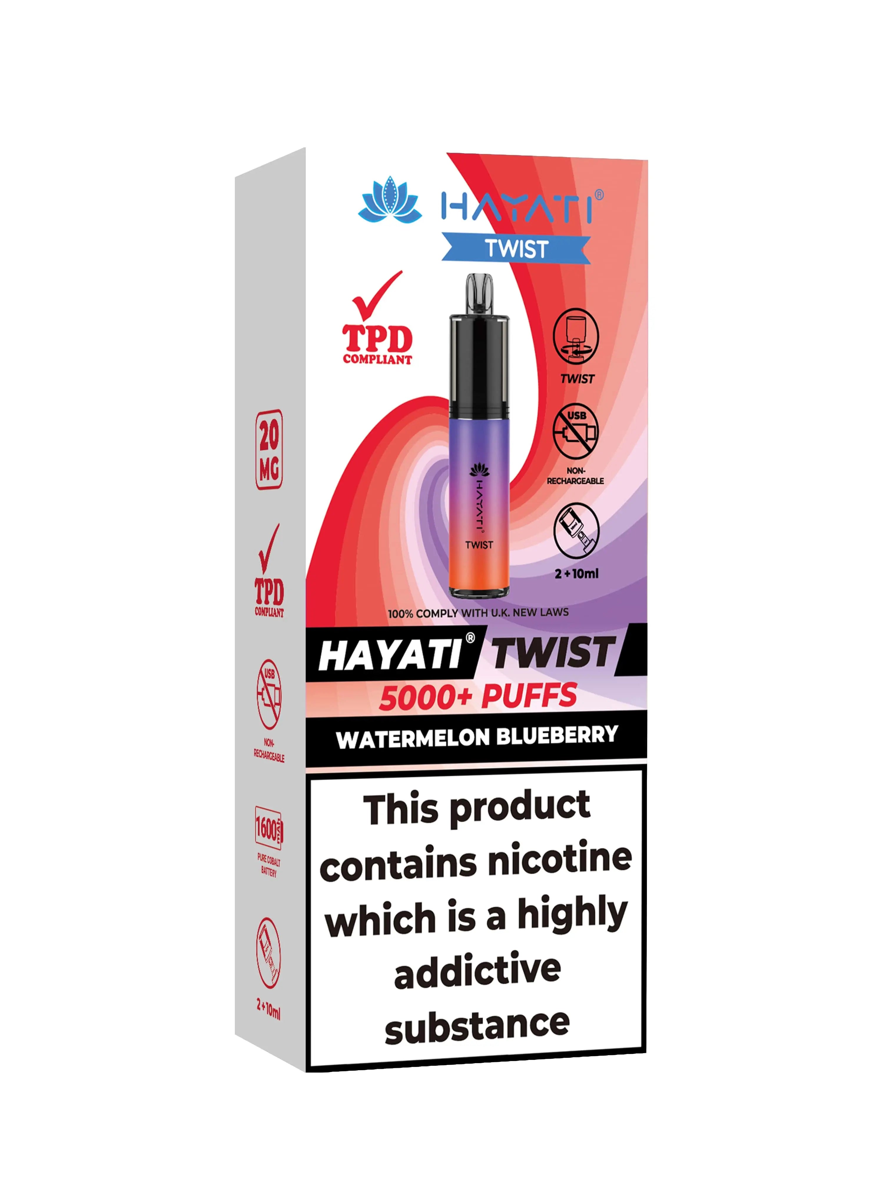 Hayati Twist Disposable Vape 5000