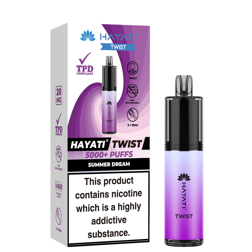 Hayati Twist Disposable Vape 5000 - Summer Dream