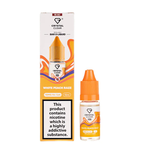 CRYSTAL CLEAR Bar Nic Salts - 10ml & 20ml